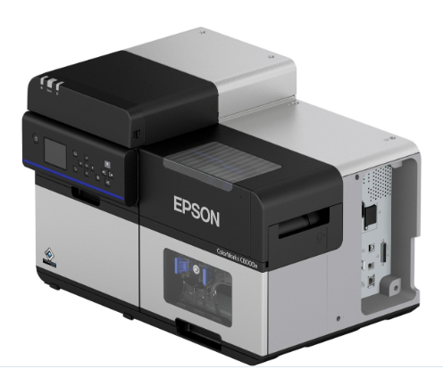 Epson ColorWorks C8000 serijos pramoninis spalvotas etikečių spausdintuvas