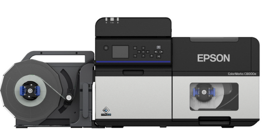Epson ColorWorks C8000 serijos pramoninis spalvotas etikečių spausdintuvas