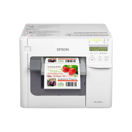 epson spalvotas etikeciu spausdintuvas