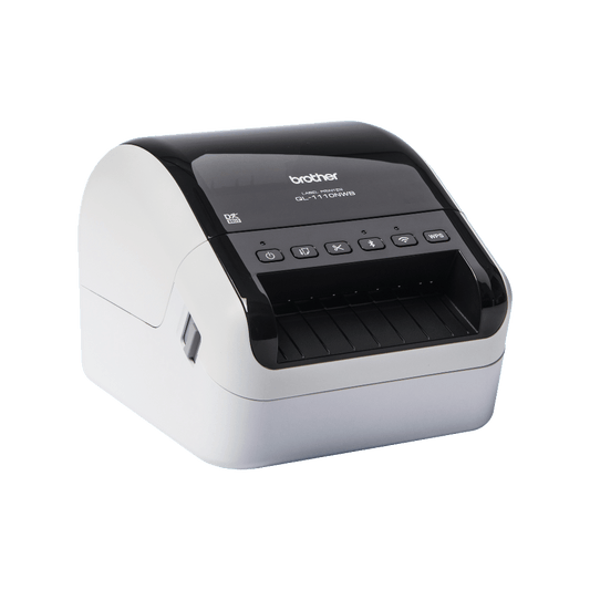 Brother QL-1110NWBc - belaidis siuntimo ir brūkšninių kodų etikečių spausdintuvas