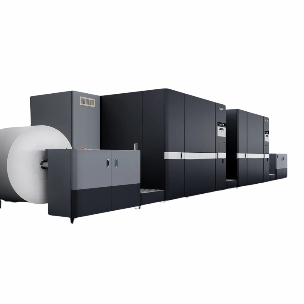 Ricoh Pro™ VC80000 Gamybinė ruloninė rašalinė skaitmeninė spaudos mašina